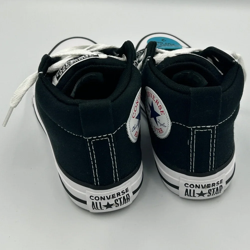 Converse‎ CTAS Street Mid Youth Size 13 Black New A01720F Canvas Sneakers